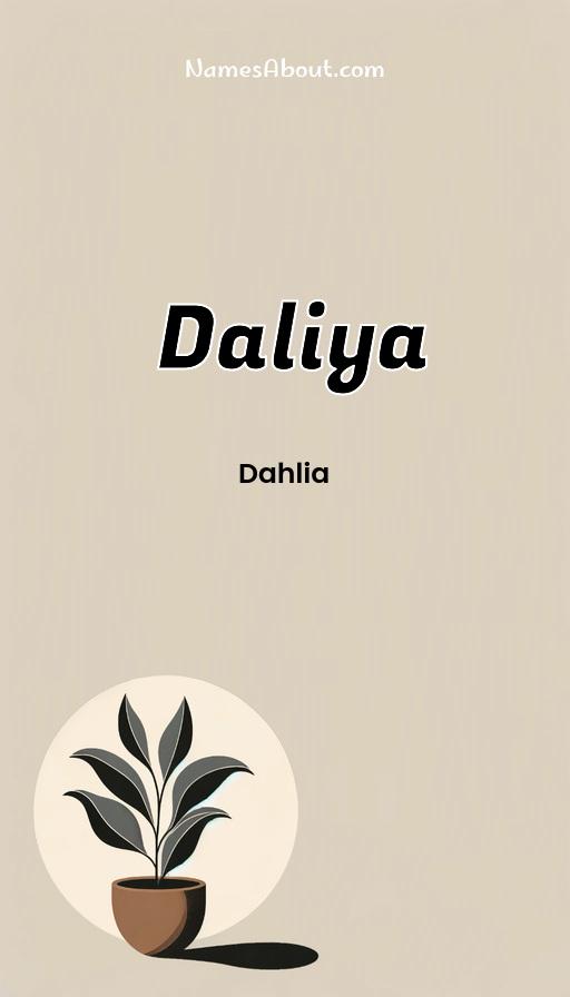 Daliya name meaning, Meaning of Daliya, Daliya name origin, Daliya name personality, Daliya name numerology, Daliya name significance, Daliya name lucky number, Daliya name traits, Popularity of Daliya name, Spiritual meaning of Daliya, Unique name Daliya meaning