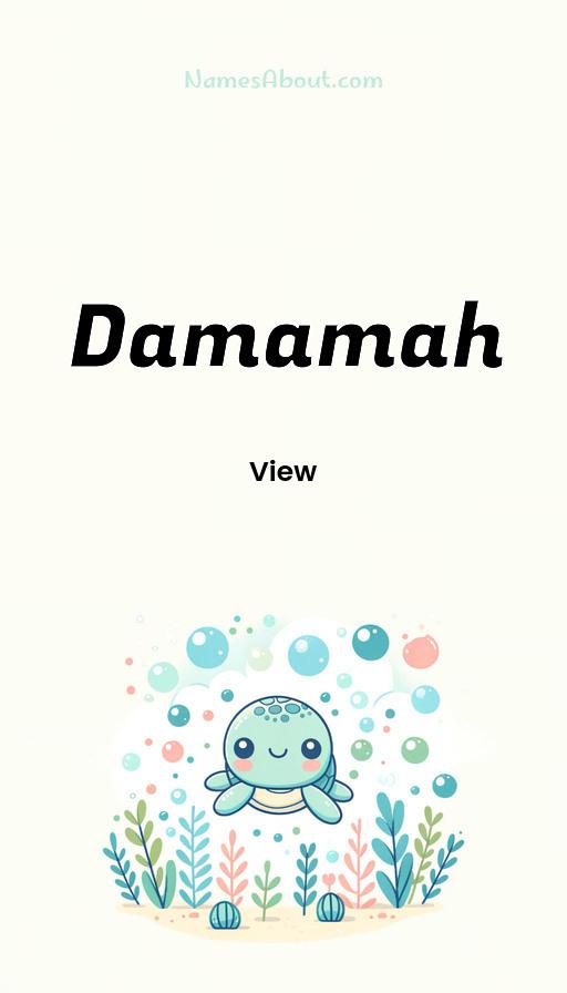 Meaning of Damamah