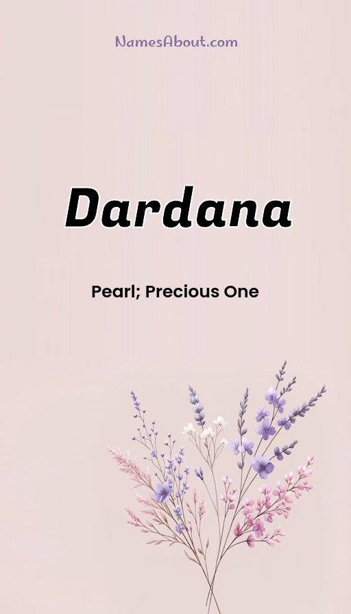 Meaning of Dardana