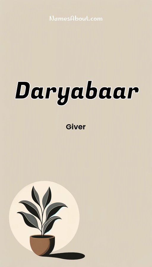 Meaning of Daryabaar