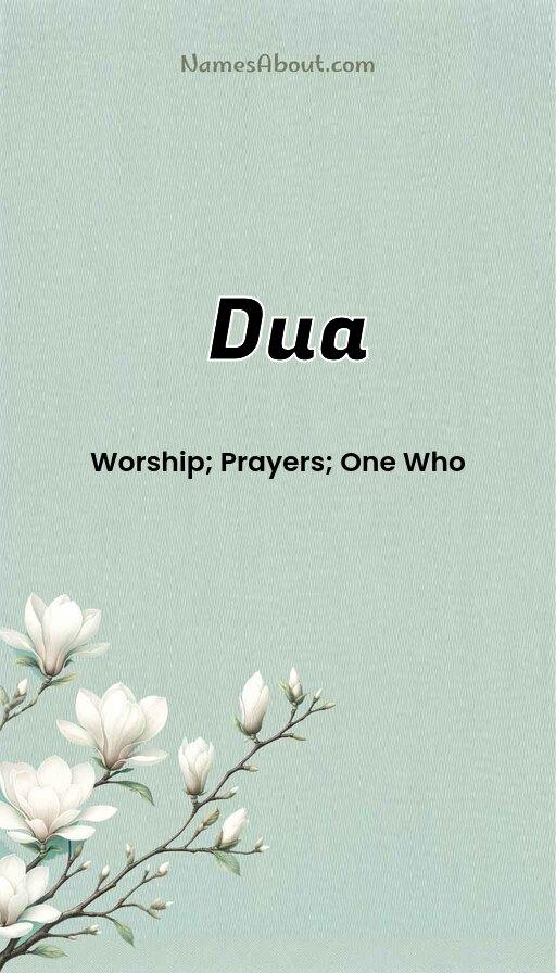 Illustration of Dua