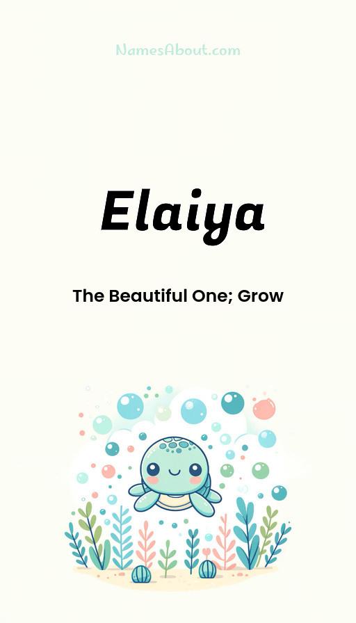 Illustration of Elaiya