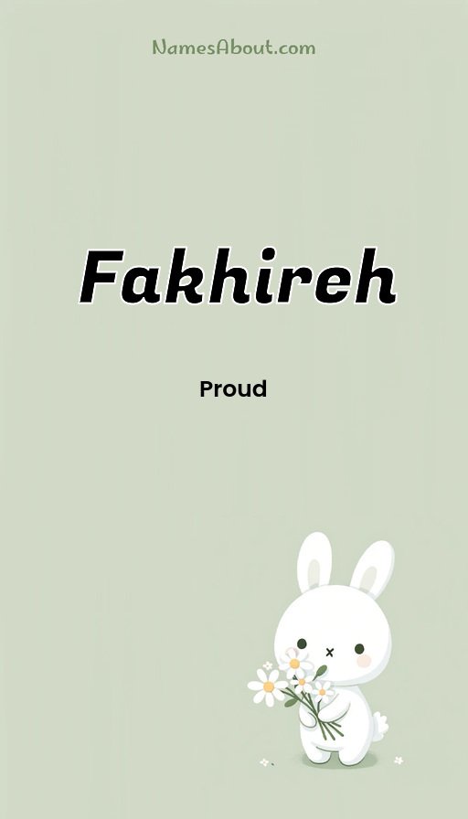 Meaning of Fakhireh