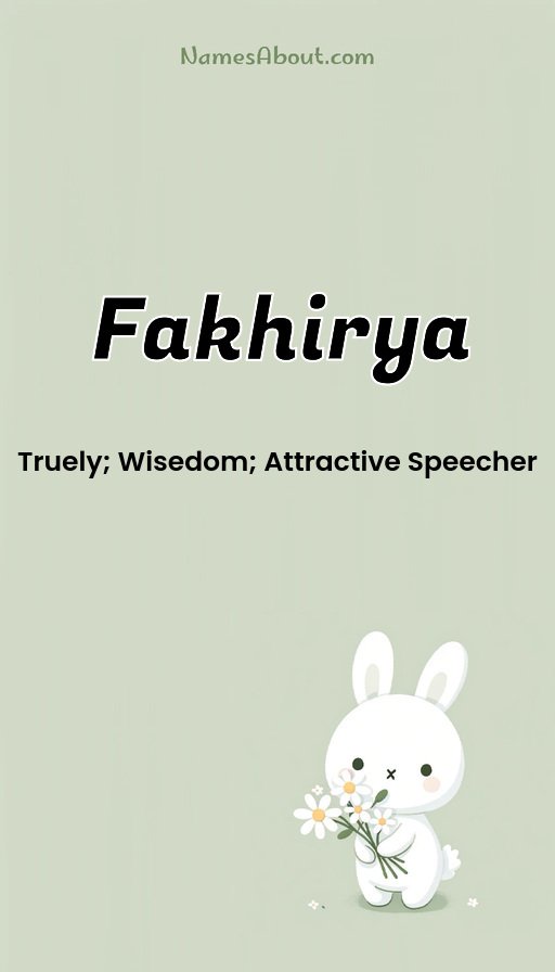 Meaning of Fakhirya