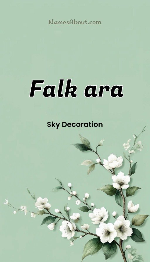 Meaning of Falk ara