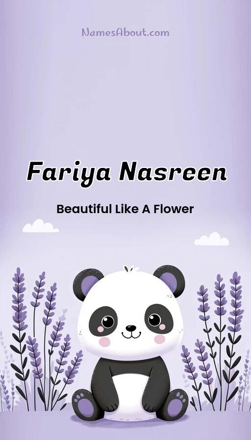 Fariya Nasreen name and meaning