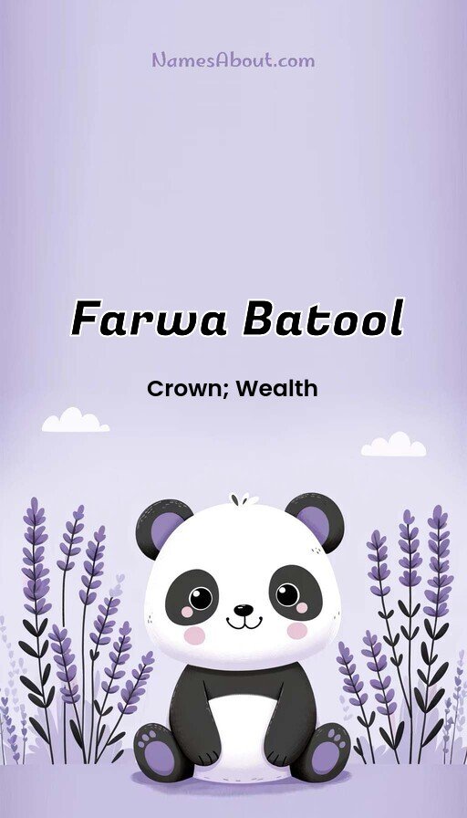 Meaning of Farwa Batool