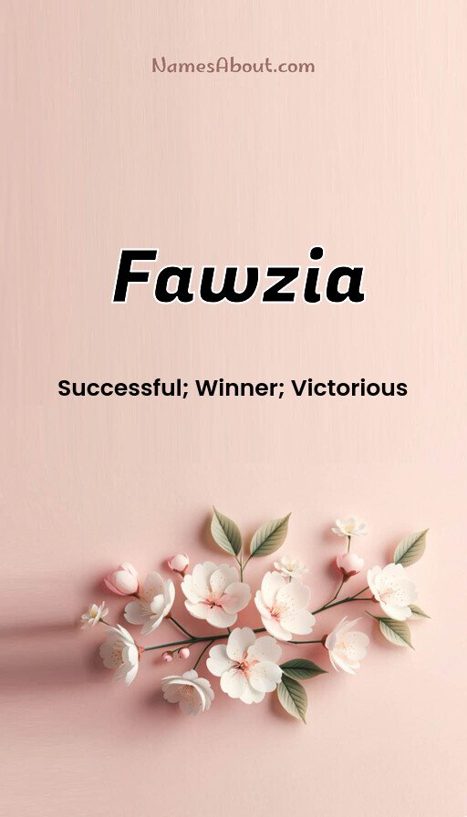 Meaning of Fawzia