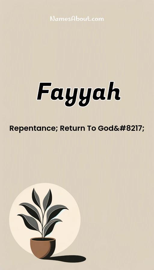 Illustration of Fayyah