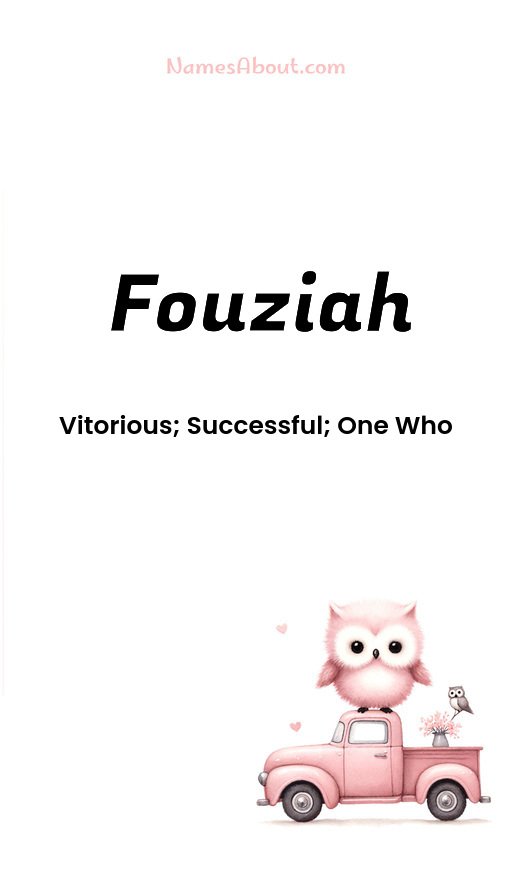 Meaning of Fouziah