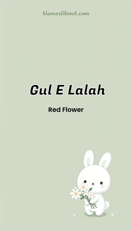 Meaning of Gul E Lalah