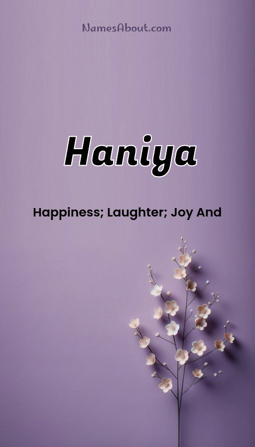 Meaning of Haniya