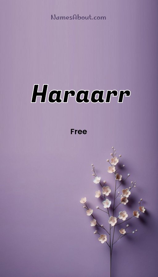 Meaning of Haraarr