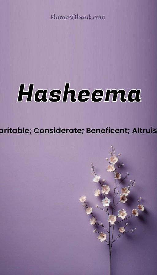 Meaning of Hasheema