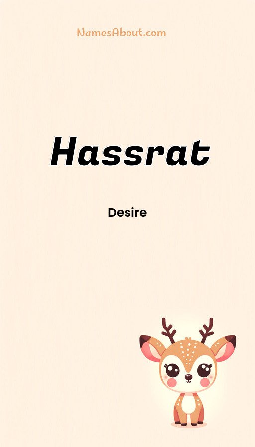 Meaning of Hassrat