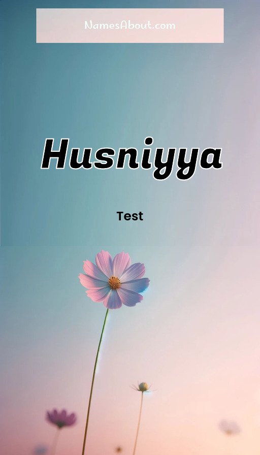Meaning of Husniyya