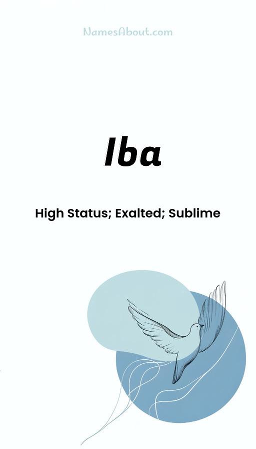 Illustration of Iba