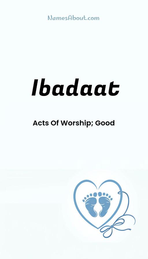 Illustration of Ibadaat