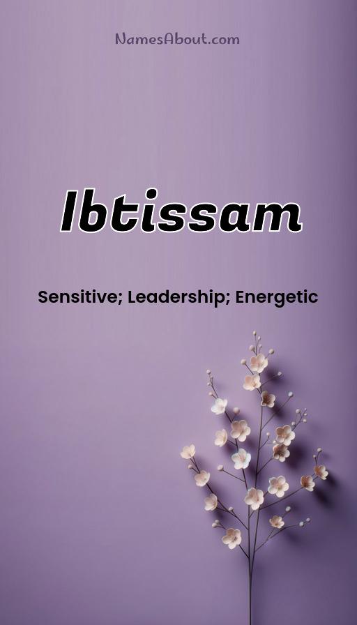 Meaning of Ibtissam