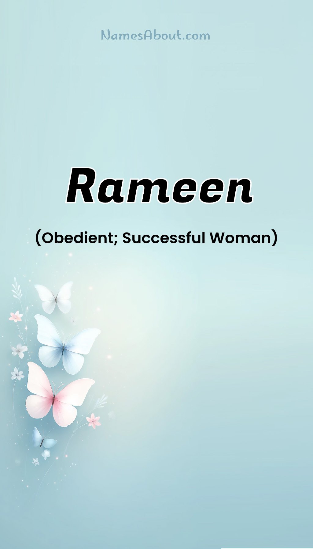 Rameen name and meaning