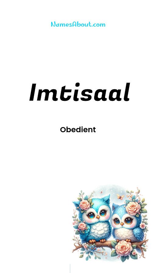 Meaning of Imtisaal