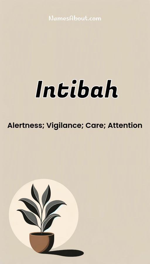 Illustration of Intibah