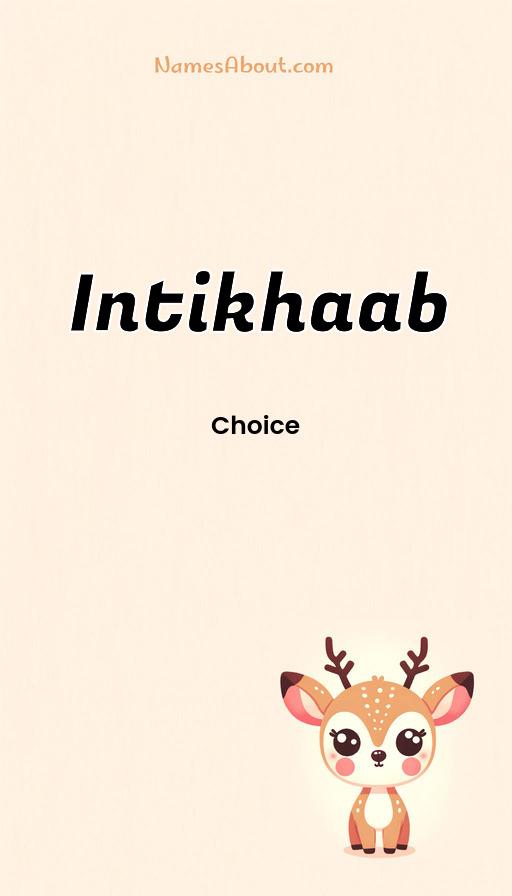 Illustration of Intikhaab