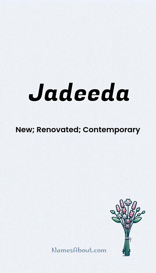 Meaning of Jadeeda
