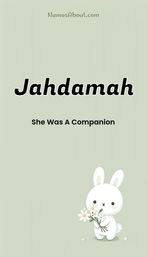 Meaning of Jahdamah