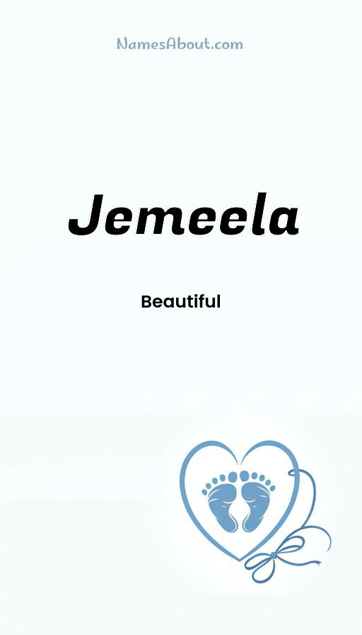 Jemeela name and meaning