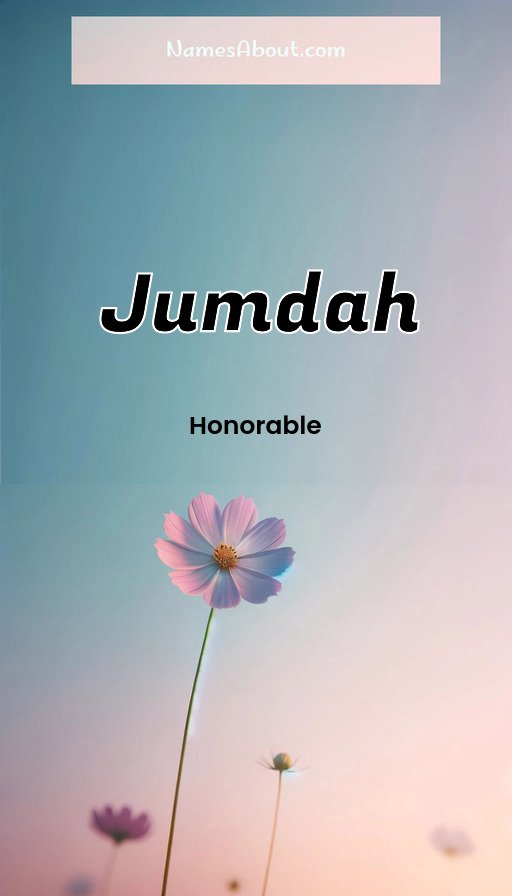 Meaning of Jumdah