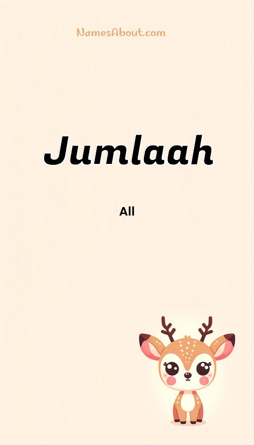 Meaning of Jumlaah