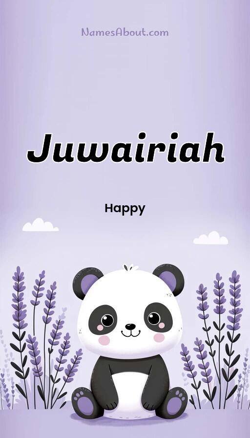 Illustration of Juwairiah