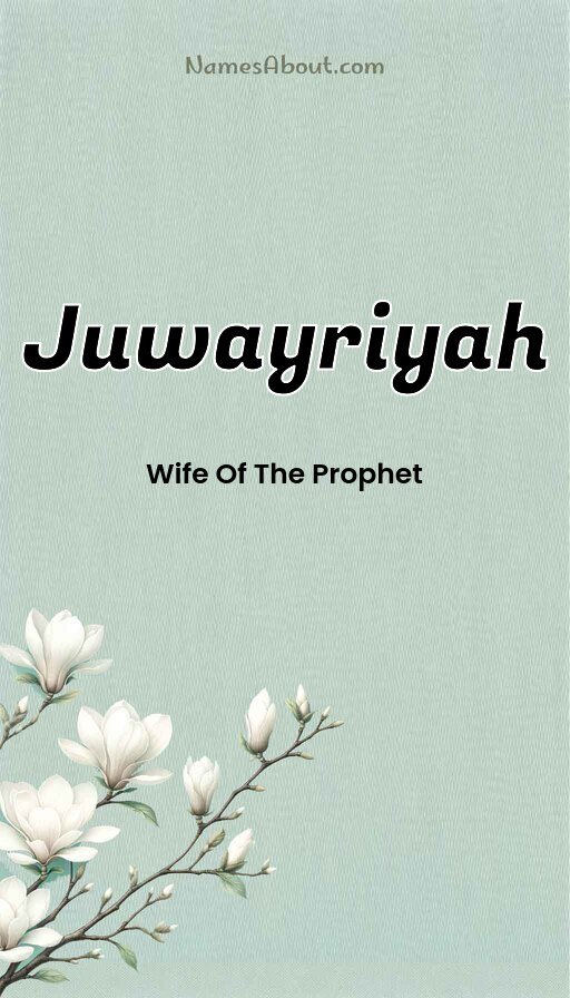 Meaning of Juwayriyah