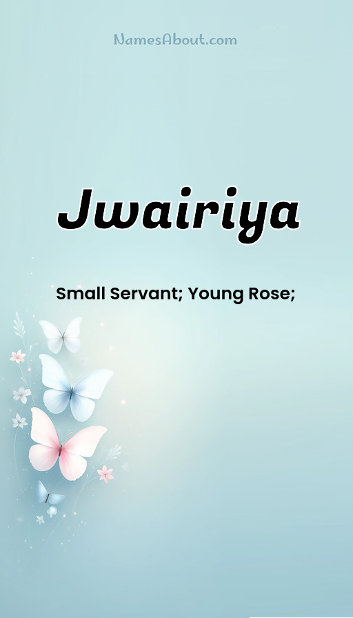 Meaning of Jwairiya