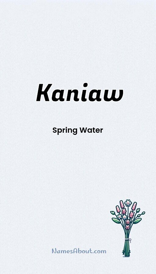 Meaning of Kaniaw