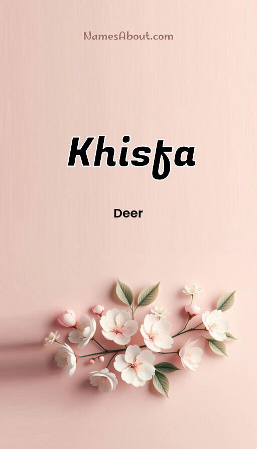 Khisfa name and meaning