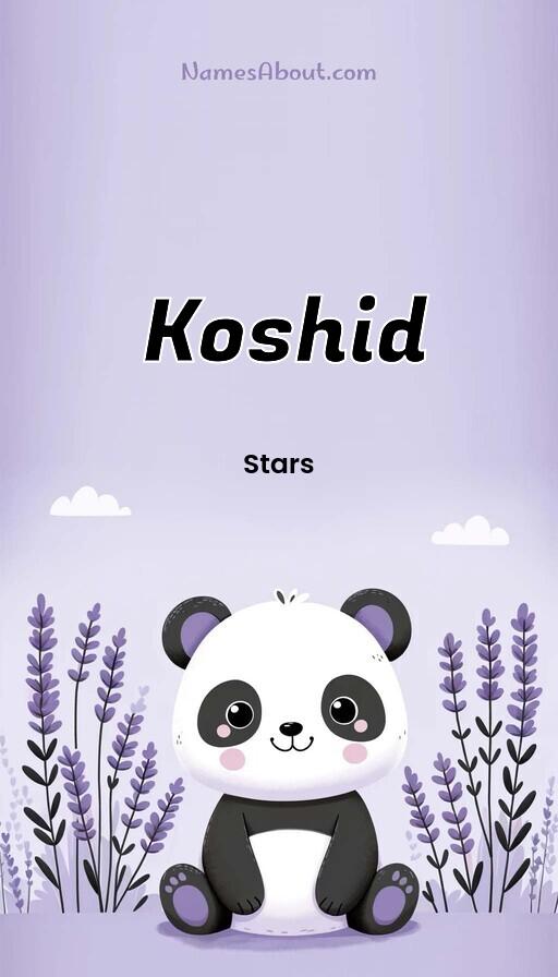 Koshid name and meaning