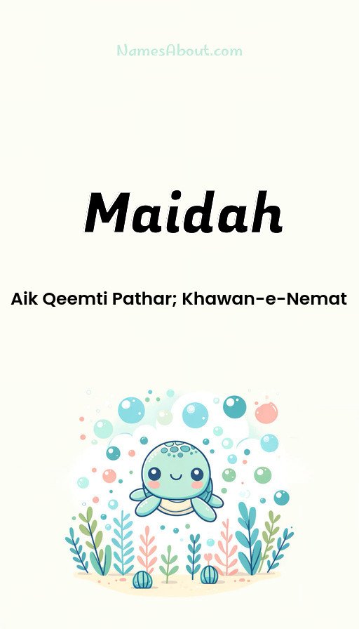 Meaning of Maidah