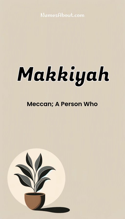 Meaning of Makkiyah