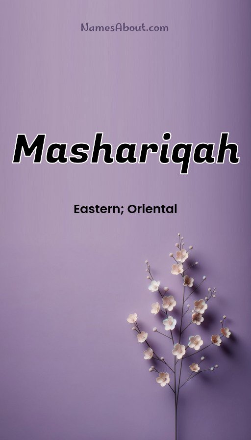 Meaning of Mashariqah