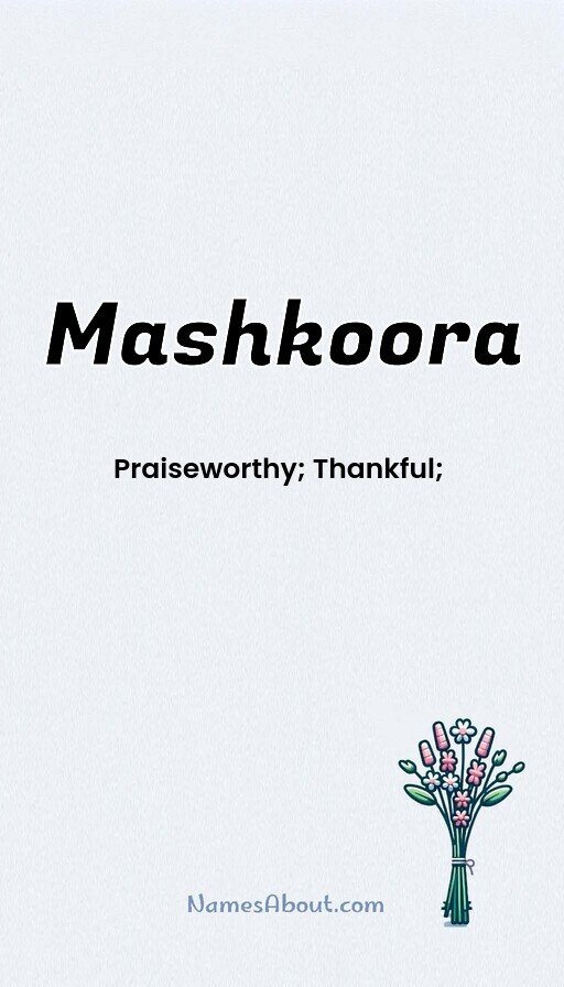 Meaning of Mashkoora