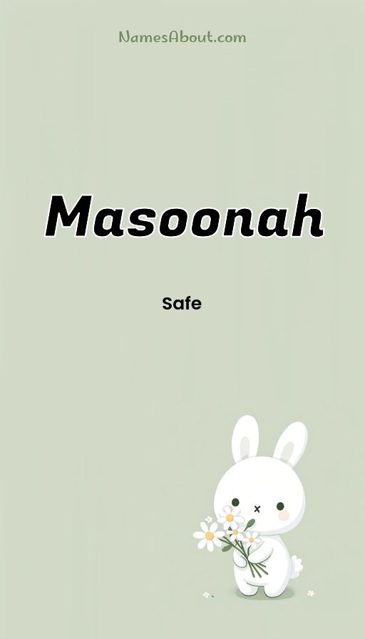 Meaning of Masoonah