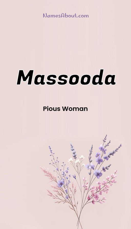Meaning of Massooda