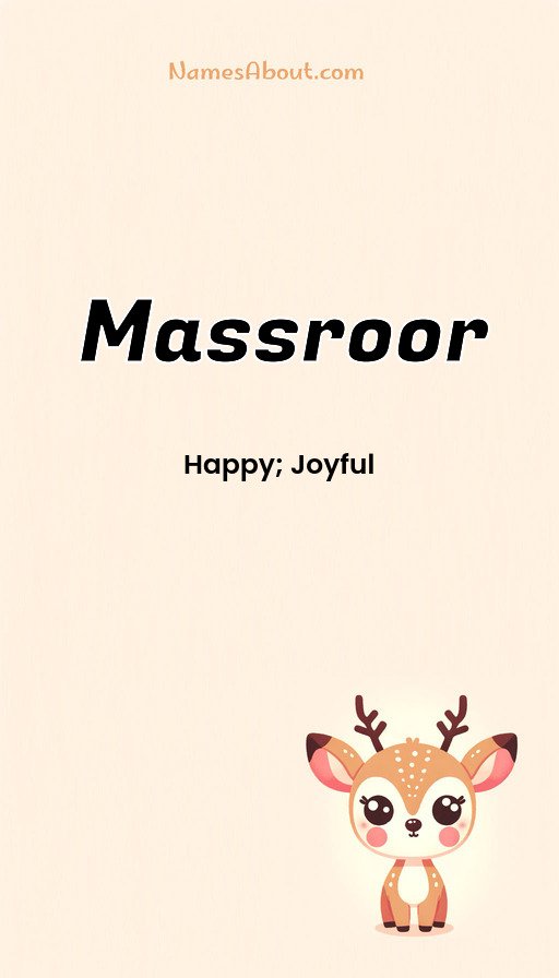 Meaning of Massroor