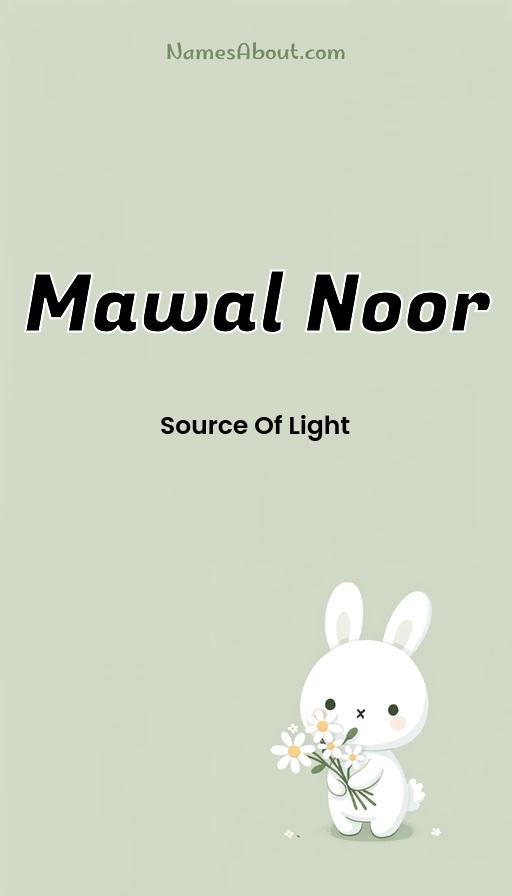 Mawal Noor name and meaning