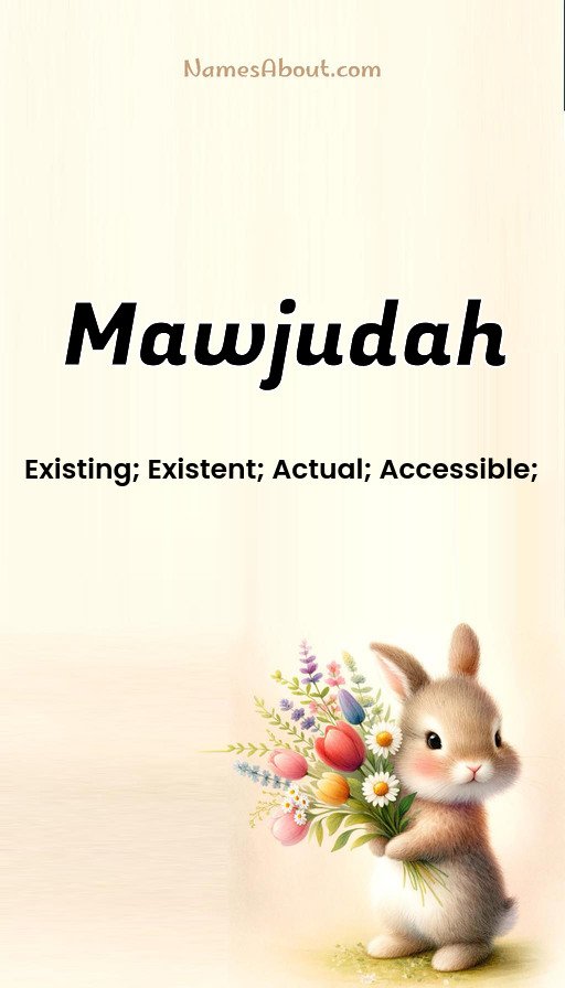Meaning of Mawjudah