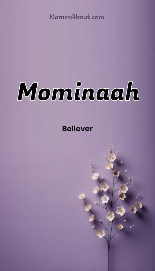 Mominaah name and meaning