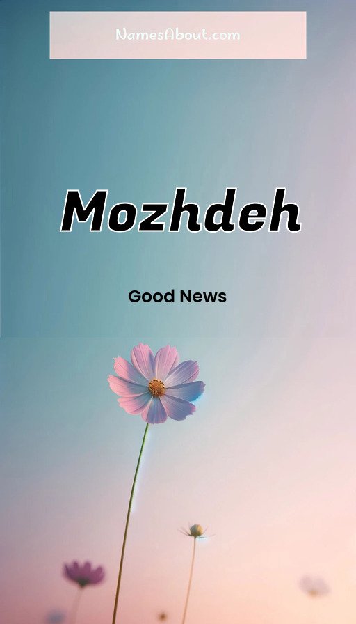 Meaning of Mozhdeh