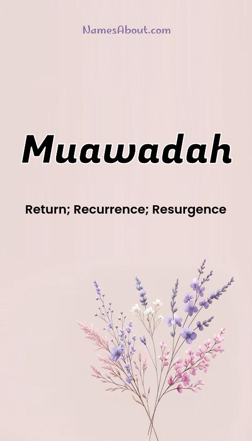 Illustration of Muawadah